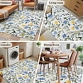 thumbnail image 5 of 4'x6' Area Rugs, Blue Yellow Floral Spring Indoor Outdoor Area Rug for Living Room Bedroom, Summer Botanical Pastoral Green Washable Bathroom Rugs Kitchen Floor Carpet Mats Home Decor Aesthetic, 5 of 8