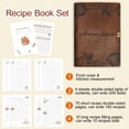 thumbnail image 3 of Libro de recetas GoShambar, diario/journal en blanco de cuero tamaño A5, 3 of 6
