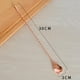 thumbnail image 3 of Cuchara de café de mango largo Vajilla Acero inoxidable Oro rosa, 3 of 7