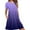 Purple, variant on Wancir Women's Summer Casual T Shirt Dresses Short Sleeve Swing Dress with Pockets