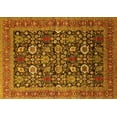 thumbnail image 1 of Ahgly Company Machine Washable Indoor Rectangle Oriental Yellow Traditional Area Rugs, 6' x 9', 1 of 4