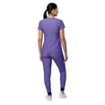 thumbnail image 2 of Adar Pro Movement Booster Scrub Set For Women - Sweetheart V-Neck Scrub Top & Yoga Jogger Scrub Pants, 2 of 7