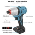 thumbnail image 4 of AMERTEER Perceuse Sans Balais Alimentée par Batterie Perceuse à Impact Vitesse Réglable Outil Sans Fil Compatible avec BL1430 BL1460 BL1830 BL1860 14.4V-18V Batterie, 4 of 11
