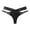 Black, variant on Panties for Women,Floral Lace Mesh Underwear Low Rise Hollow Out Transparent Plus Size Panties,Womens Underwear,Beige,L