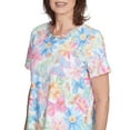 thumbnail image 4 of Alfred Dunner Womens Petite Spring Butterfly Crew Neck Top, 4 of 4