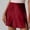 Red, variant on DuoJiaJ Womens Skirts Summer Dressy Casual High Waisted Ruffle A Line Silk Satin Skirts A Line Skirts Women Blue L