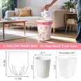 thumbnail image 6 of WUXIAB 78Pc Leak-Proof Trash Bags For Kitchen Food Waste & Daily Household Rubbish,Household Trash Bags,Leak-Proof,Bathroom Trash Liners,Home Waste Bags,Plastic Trash Can Liners,Daily Use Trash Bags, 6 of 7