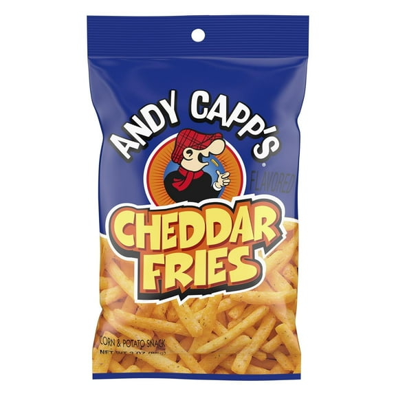 Andy Capp's Cheddar Flavored Fries, 3 Ounce (Pack of 12)