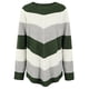 thumbnail image 2 of Gibobby Suéter de invierno para mujer, Suéter Ligero de Cuello Redondo Suéter para Mujer(Verde,M), 2 of 5