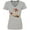 Athletic Heather, variant on Baseball Teddy Bear Women's V-Neck T-Shirt