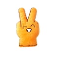 thumbnail image 1 of Almohada para dedos con forma de gesto de mano | Juguete antiestrés | Accesorio de escritorio de peluche suave y apretable | Mini almohada portátil para la decoración del hogar, la oficina y el coche, 1 of 8