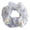 Gray, variant on Xirurus Elastic Soft Gauze Daisy Pattern Large Intestine Hair Bands Scrunchies for Women and Girls, Green, Everyday Fashion Hair Accessories for Ponytail, 1 Count, 14.00 inches / 35.5 cm Pack