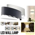 thumbnail image 4 of Lámpara de pared LED Up and Down, resistente al agua IP65, de aluminio, para interiores, dormitorios, salas de estar, pasillos, iluminación interior y exterior, 4 of 5