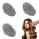 thumbnail image 1 of Juego de 3 cepillos masajeadores para el cuero cabelludo, ideales para lavar el cabello, con mango antideslizante y para estimular el crecimiento capilar., 1 of 5