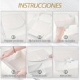 thumbnail image 3 of Cajas de Regalo, Caja de Regalo de Papel Kraft con Cinta, Paquete de cajas de regalo con tapas, con cinta para dama de honor, boda, Navidad, Halloween, regalo de cumpleaños (Blanco blanco), 3 of 4