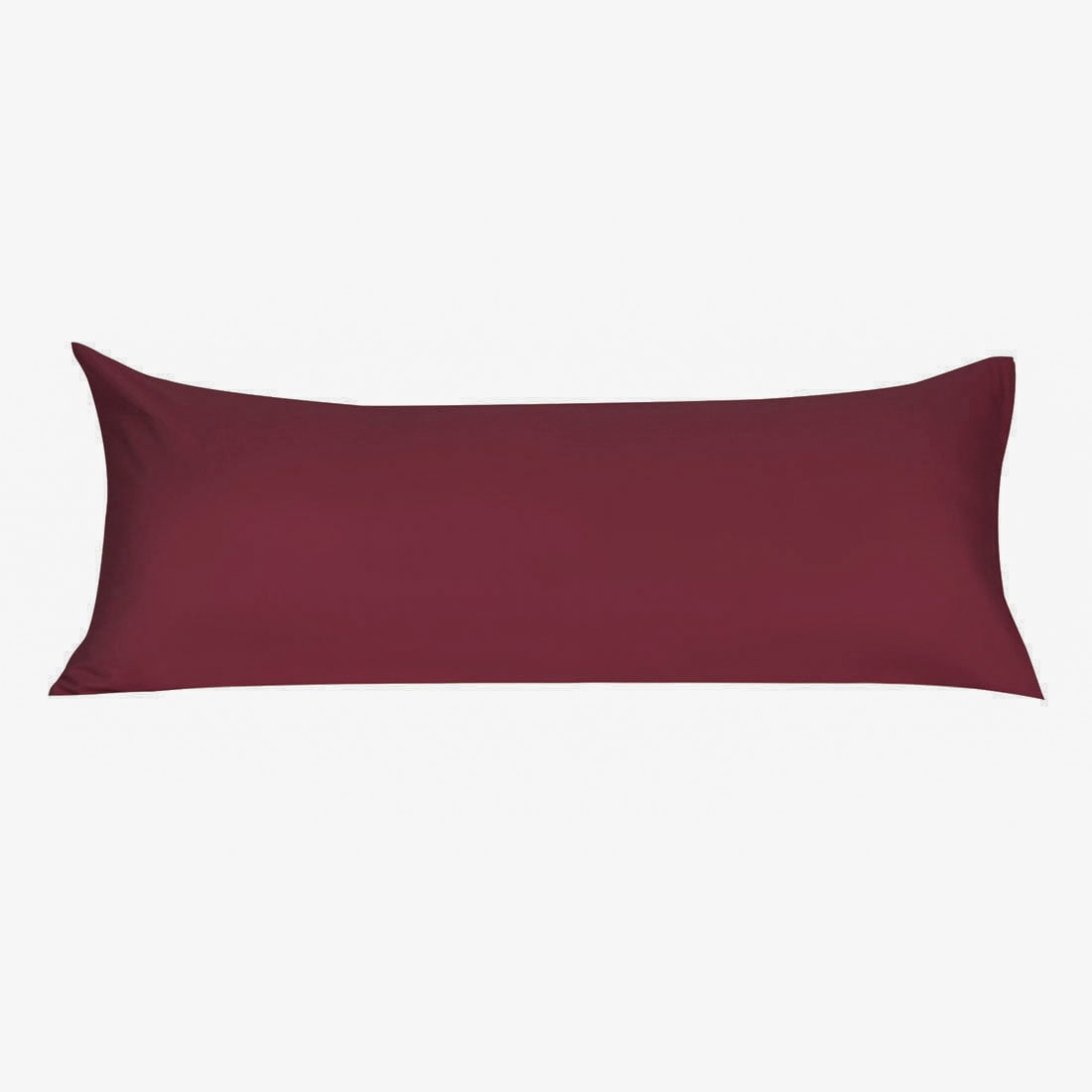 Zippered Body Pillow Case Cover Soft Microfiber Long Pillowcases Wine