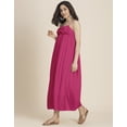 thumbnail image 5 of Moomaya Chic Frill Summer Dress For Women, Strappy Solid Maxi, Vacation Dress, 5 of 8