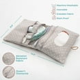 thumbnail image 3 of HAMUR HOME Baby Diaper Bag Organizer – Travel-Friendly, Compact & Foldable | Stroller Pouch for Newborn Essentials – Must-Have for Boys & Girls Fox), 3 of 5