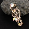thumbnail image 2 of lionlar 1 Pce Broche Forme Symbole Musical Broche Épingle Strass Broches pour Or, 2 of 9
