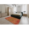 thumbnail image 4 of Ahgly Company Indoor Rectangle Patterned Papaya Orange Area Rugs, 8' x 12', 4 of 6