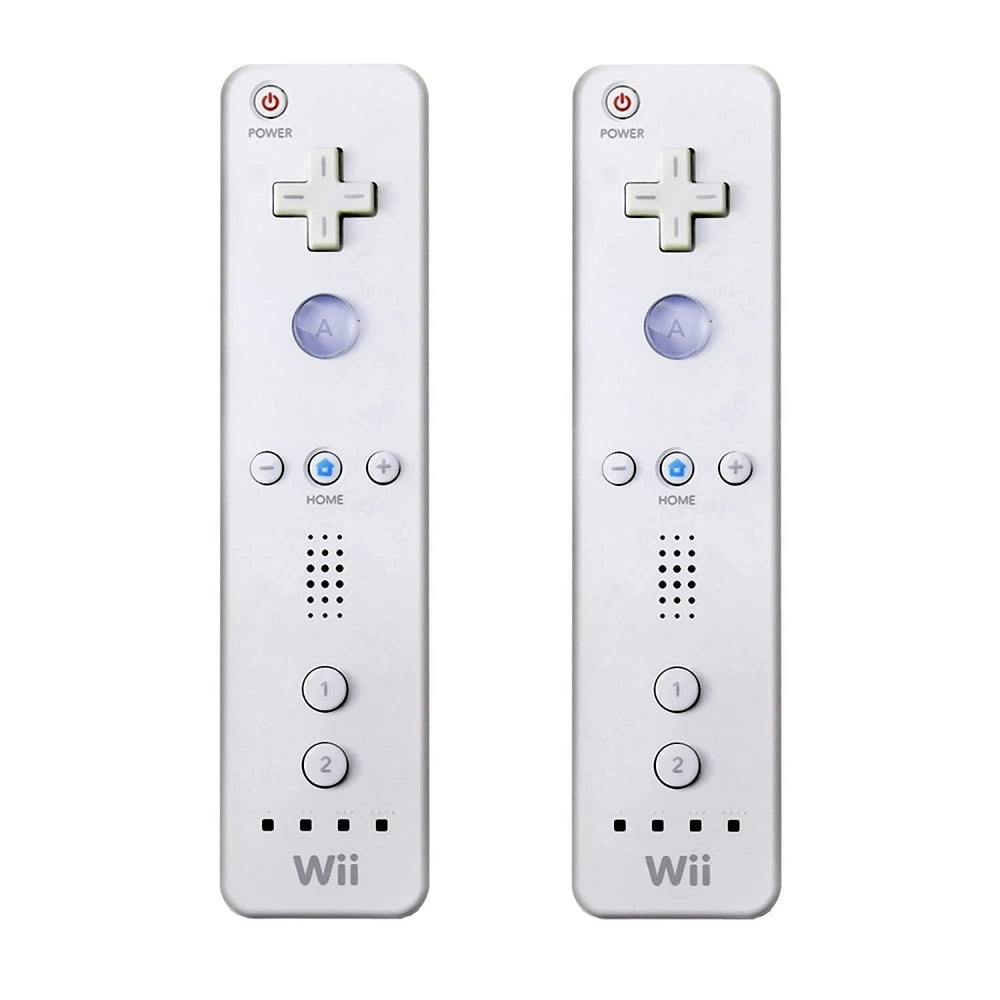 Wii Remote White 2 Pack (Refurbished)