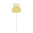 thumbnail image 3 of Brillante Ahueco Gloria Feliz Cumpleaños Glaseado de tarta Decoración para Bizcocho oro, 3 of 9