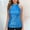 Blue, variant on Hauaitttt Women's Sequin Top A Line Tops for Women Back Support Top Women Strap Top Women Camisole with Bra Women Spandex Crop Fashion Top Women 3x Womens Shirt Fitted Womens Workout Tops 4 Set Crop