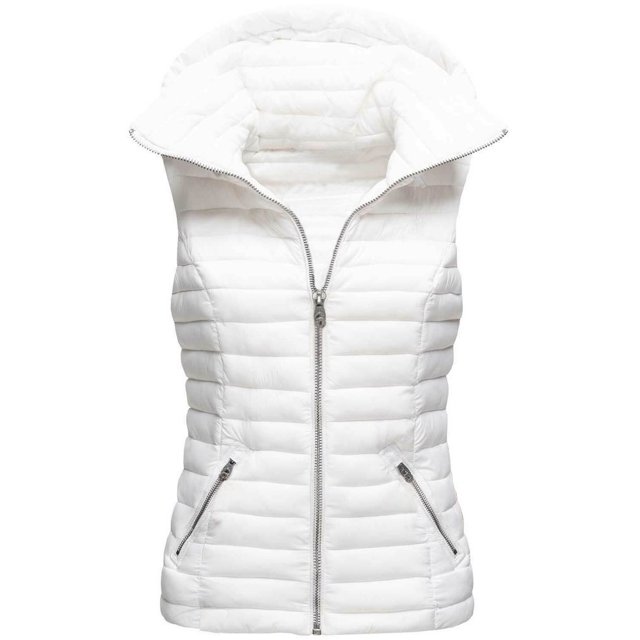 Veste Sans Manches en Coton pour Femmes Printemps et Automne Hiver, Manteau de Mode pour Femmes, Veste en Coton Sans Manches pour Femmes, Taille Européenne, Veste pour Femmes