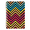 thumbnail image 2 of Colorful Line Ring Binder Notebook Journey Note Diary College Ruled Spiral Notebook Study Loose Leaf Paper A5 60 Pages, 2 of 8