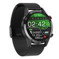 thumbnail image 1 of Microwear Reloj Bluetooth Impermeable Heatrate Reloj inteligente Podómetro Presión arterial Oxígeno Reloj de pulsera, Negro, Acero Monstrate EL001215-03B, 1 of 2