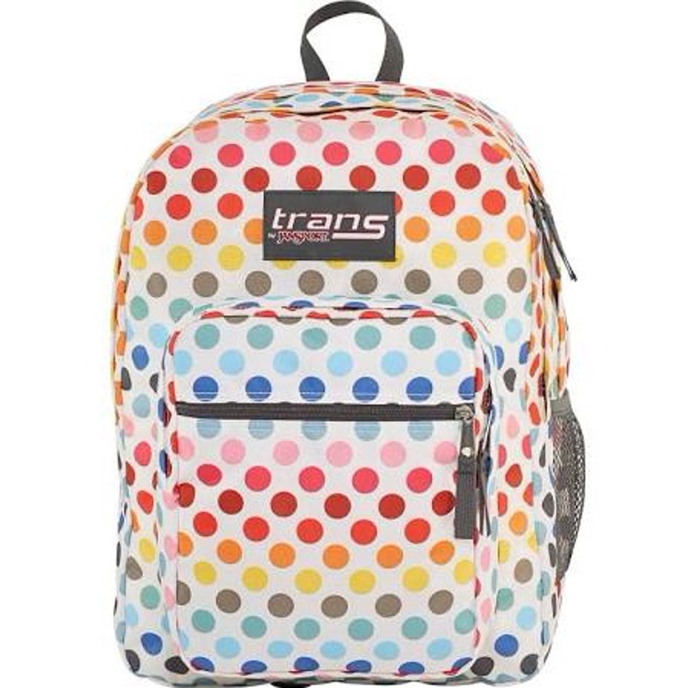 JanSport Trans Supermax Backpack "? Rainbow Dot