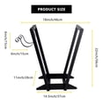 thumbnail image 2 of Fire Wood Rack Indoor/ Outdoor Decorative Fireplace Wood Holder，Assemblable Log Storage Rack with Side Kindling Rack, 2 of 7