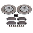 thumbnail image 2 of PowerStop Front Semi-Coated Rotor and Low-Dust Ceramic Brake Pad Kit SC4713, 2 of 3