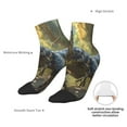 thumbnail image 6 of Naloa Ferocious Dinosaur Ankle Socks for Women Non Slip Socks No Show Socks Classic Low Cut Casual Socks Casual Socks, 6 of 7