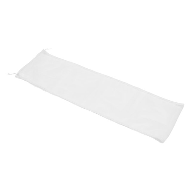 Unique Bargains 43x12' Réglable Birdcage Net Couverture Plume Garde Perroquet Jupe Aérée, Blanc