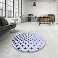 thumbnail image 4 of Ahgly Company Tapis Rectangulaire Lavable en Machine Intérieur Transitionnel Bleu Lavande, 8 Pieds x 10 Pieds, 4 of 7