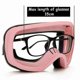 thumbnail image 4 of Skiing Goggles Single Layer Uv 400 Protection Big Ski Mask Skiing Glasses Men Women Snowboard Goggles, 4 of 5