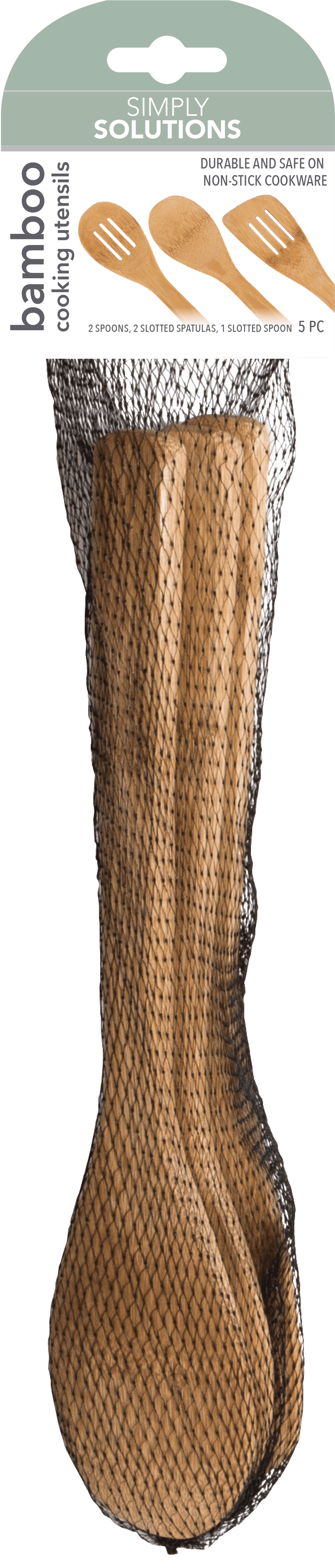 BAMBOO UTENSILS 5 PK