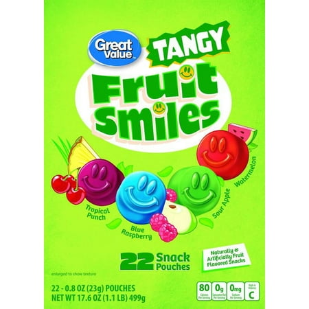 GV Tangy Fruit Smiles 22Ct