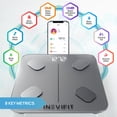 thumbnail image 2 of INEVIFIT Smart Body Fat Scale with Bluetooth and Free INEVIFIT APP - Silver, 2 of 7