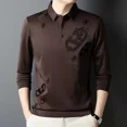thumbnail image 5 of Sudaderas holgadas para hombre, polos nuevos para hombre, camisetas originales de manga larga estampadas, tendencias de moda 2024, estilo coreano de lujo informal, 5 of 5
