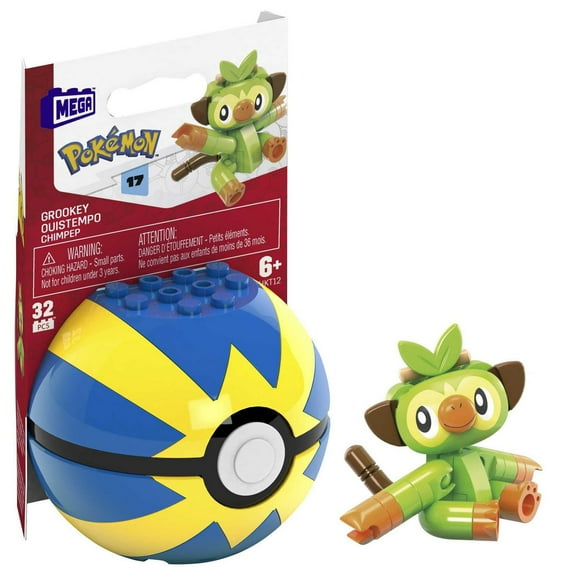 MEGA Pokémon Grookey - 15 blocs et éléments
