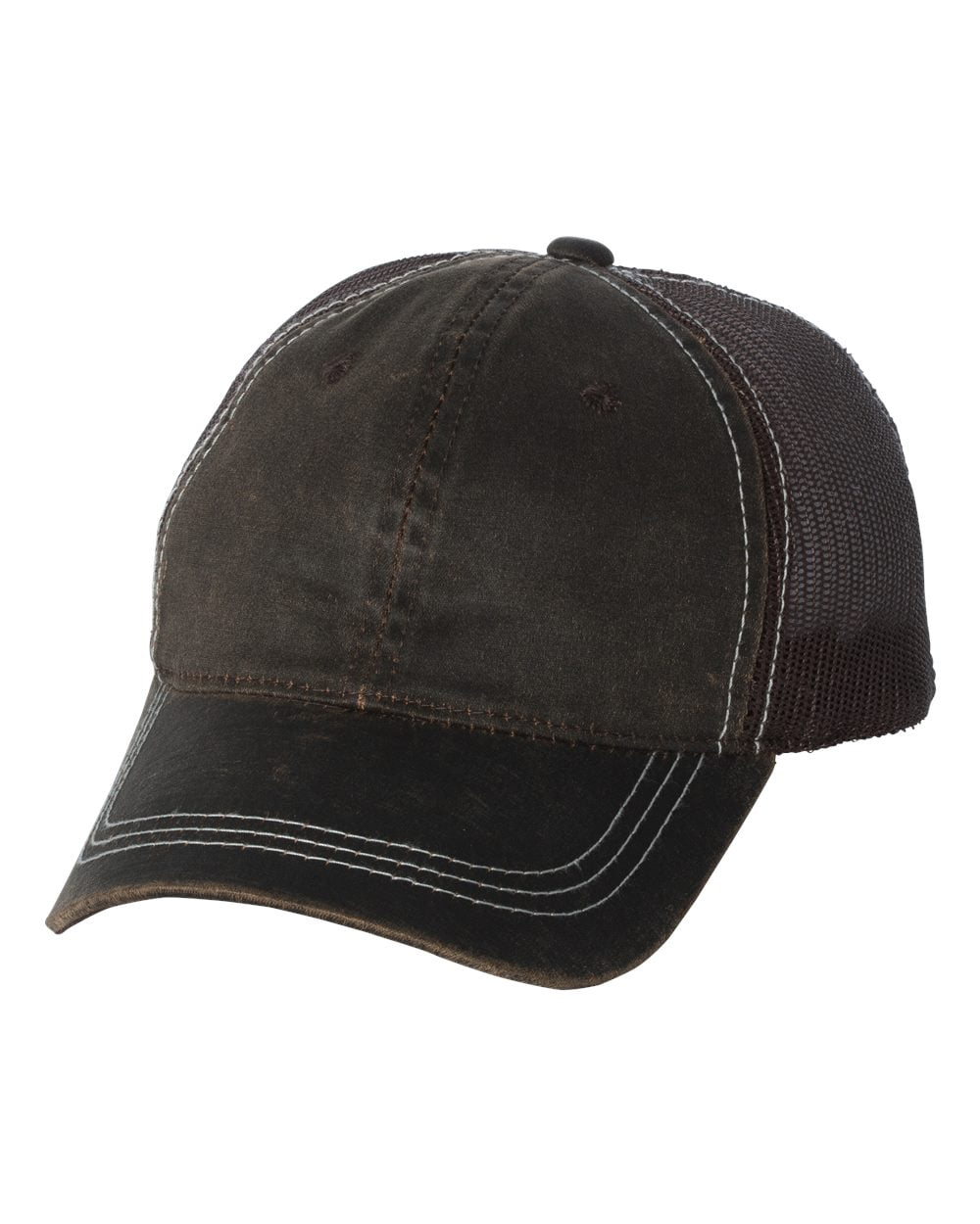 Outdoor Cap Weathered Cotton Mesh Back Trucker Hat HPD610M Baseball Cap 