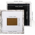 thumbnail image 4 of GraduatePro 11x14 Graduation Signature Board Picture Frame with 5x7 Mat for Wedding Birthday Guest Book Signing, Black with Off White Mat, 4 of 10