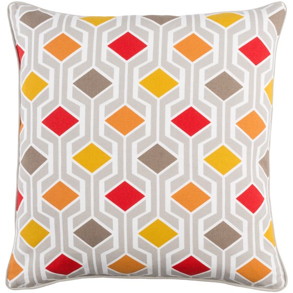 Artistic Weavers Inga Greta 18" x 18" Pillow (with Down Fill)