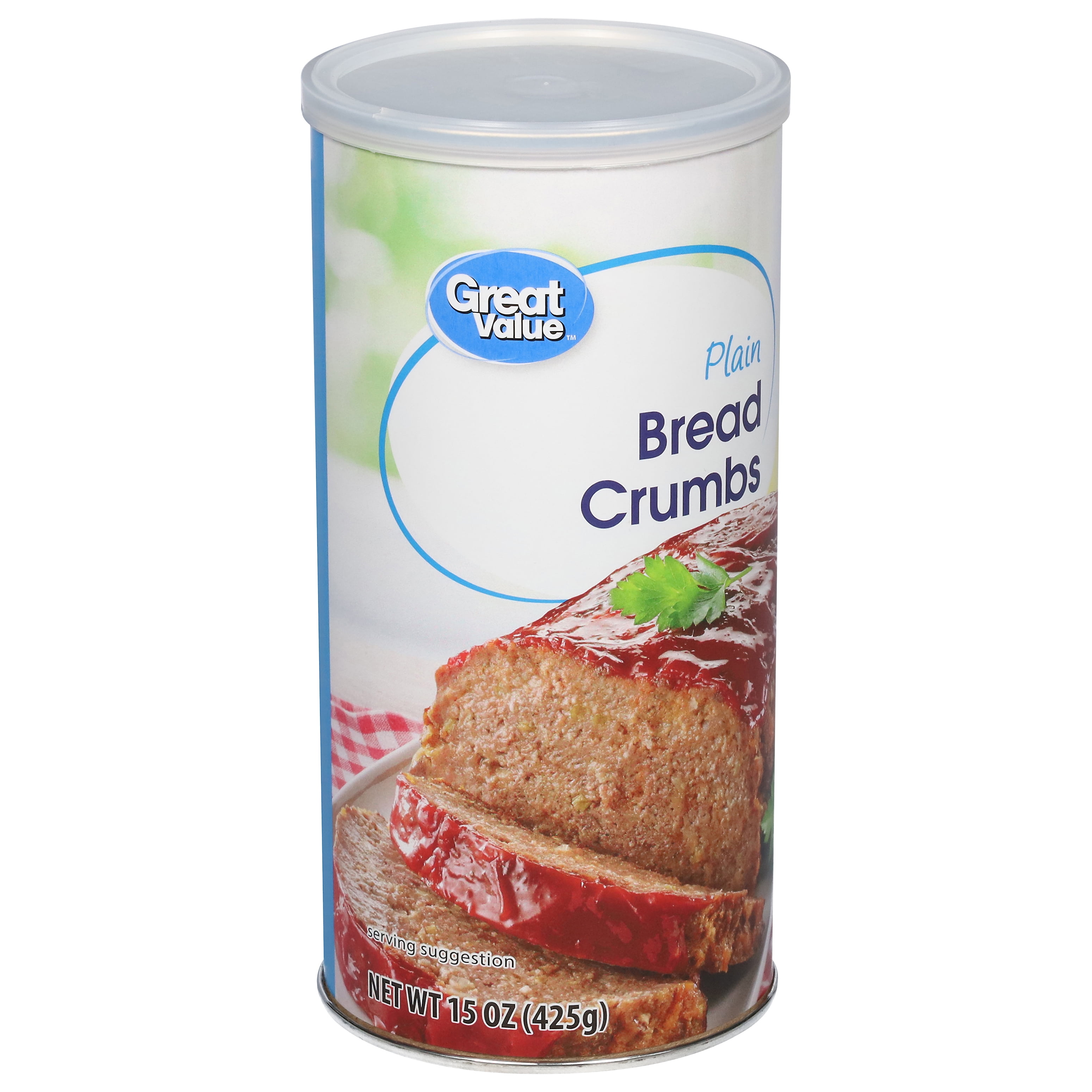 Great Value Plain Bread Crumbs, 15 oz