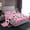 Pink White Black, variant on Manfei Baseball Game Bed Sheets,Ball Sport King Sheets,White Deepblue Sheet Set For Girls Kids,Super Cozy Room Decor,4 Pieces