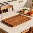 thumbnail image 5 of 4-Piece Book Shaped Cutting Board, Solid Acacia Wood Cutting Boards Set, Decorative Book Design Kitchen Chopping Boards with Stand, for Fruits, Vegetables, Meat, Bread, Unique Kitchen Decor & Gift, 5 of 7