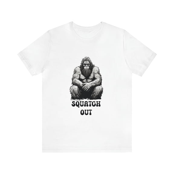 Squatch Out Unisex Jersey Short Sleeve Tee