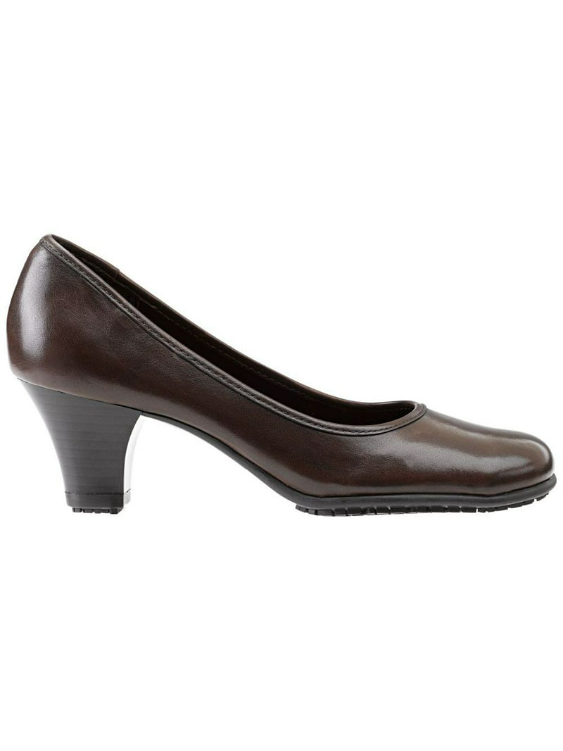 Aerosoles SureGrip Arizona SG Brown Slip Dress Work Shoes - Walmart.com